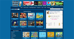 Desktop Screenshot of cartoonarcadegames.com